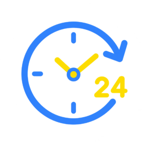 Ikona dostupnosti 24 sata